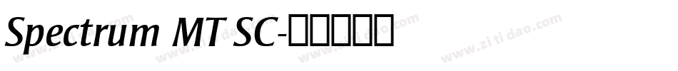 Spectrum MT SC字体转换